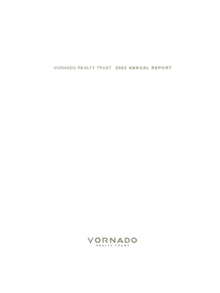 Cover image of 2003 Annual Report